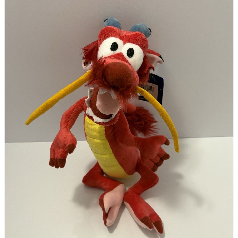 New Disney Parks Paris Mulan Mushu Dragon Plush Doll Toy 15” NWT